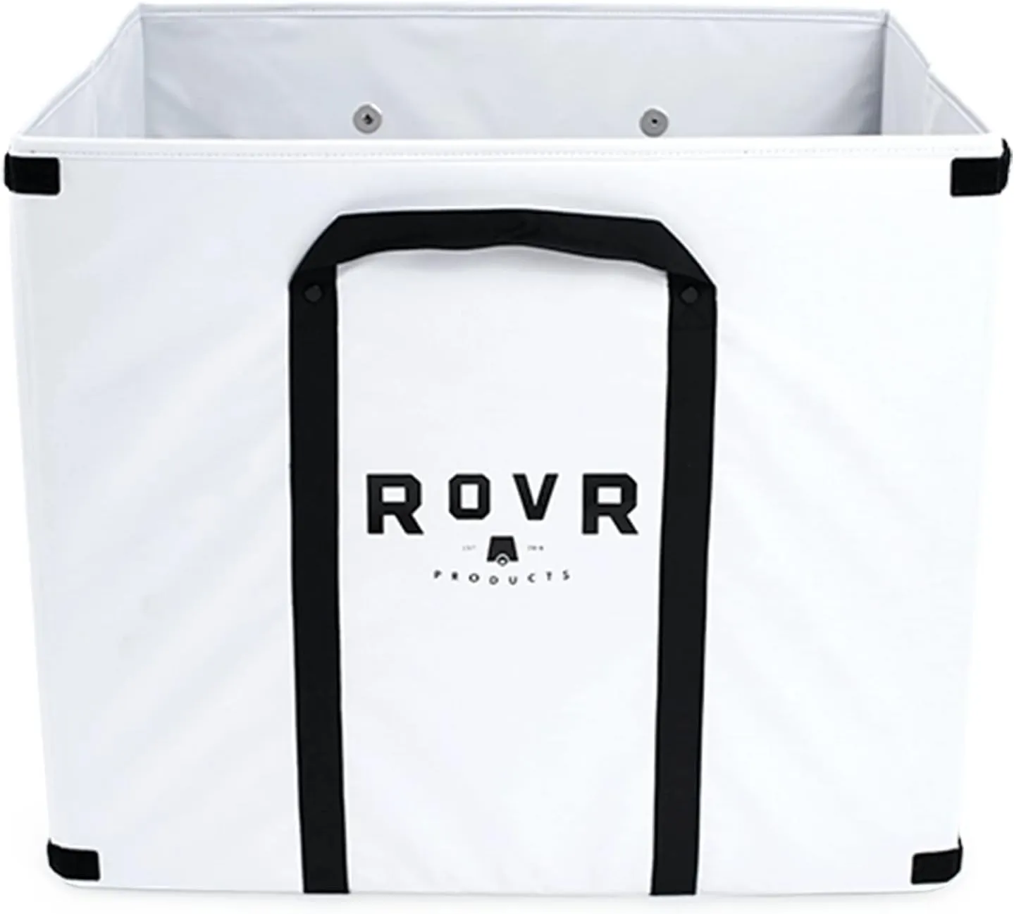 RovR 45 Standard White LandR Bin - Stylish Wagon Bin with Nylon Carrying Straps - Upgrade Your RovR Rollr 45 Wheeled Cooler with The Ultimate Storage Bin