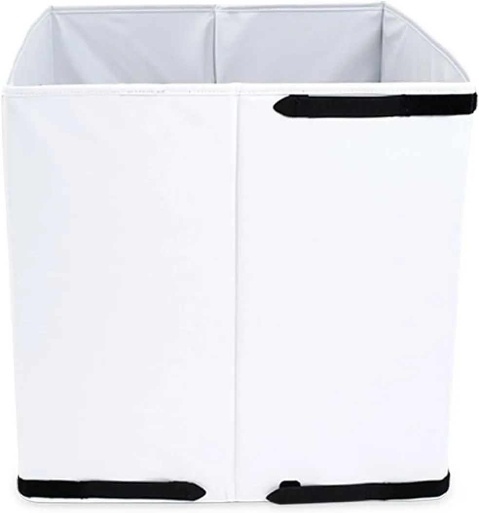 RovR 45 Standard White LandR Bin - Stylish Wagon Bin with Nylon Carrying Straps - Upgrade Your RovR Rollr 45 Wheeled Cooler with The Ultimate Storage Bin