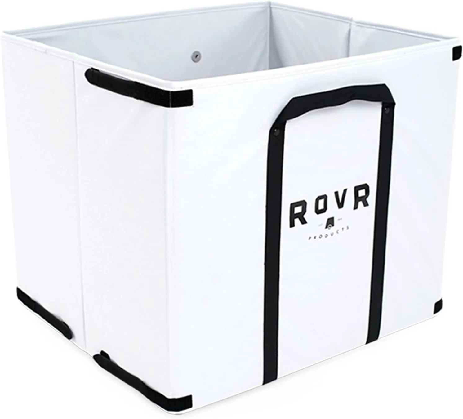 RovR 45 Standard White LandR Bin - Stylish Wagon Bin with Nylon Carrying Straps - Upgrade Your RovR Rollr 45 Wheeled Cooler with The Ultimate Storage Bin