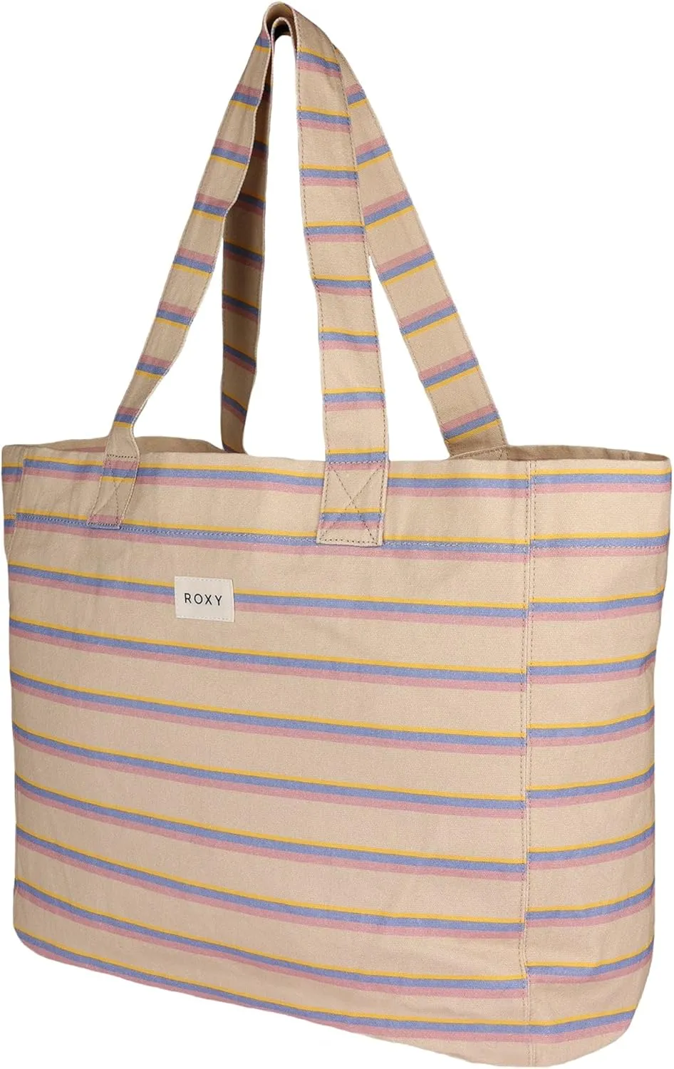 Roxy Women's Cotton Tote Bag | Everyday Carry | Beach | Travel | Vacation | Reusable | Lightweight