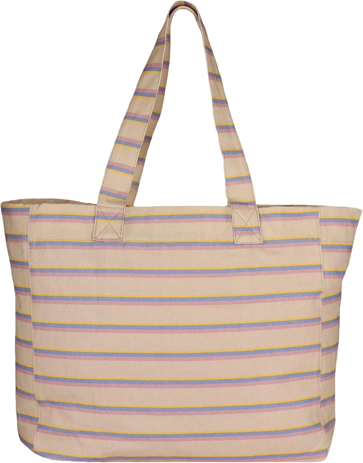 Roxy Women's Cotton Tote Bag | Everyday Carry | Beach | Travel | Vacation | Reusable | Lightweight