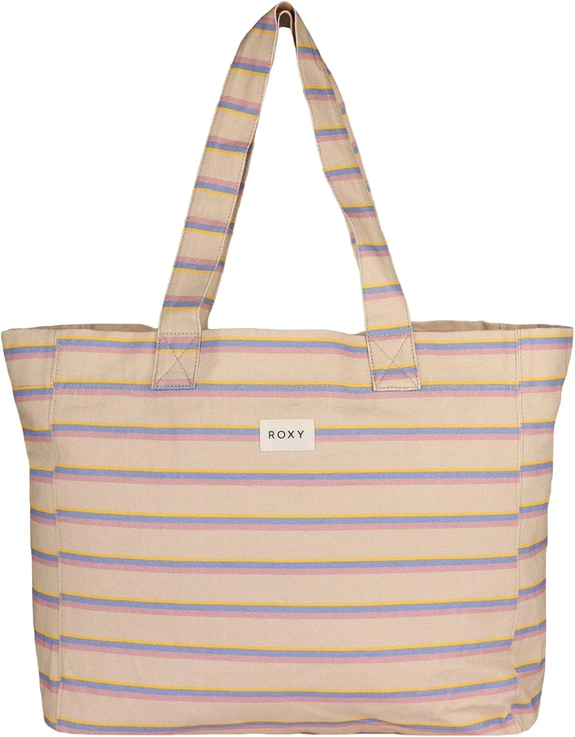 Roxy Women's Cotton Tote Bag | Everyday Carry | Beach | Travel | Vacation | Reusable | Lightweight