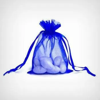Royal Blue Organza Bags (3" x 4") - 10pc