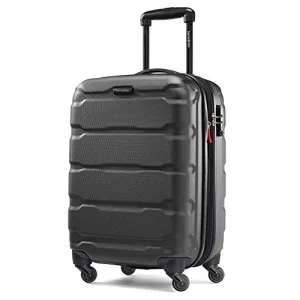 Samsonite Omni PC Hardside Expandable Luggage with Spinner Wheels, Black