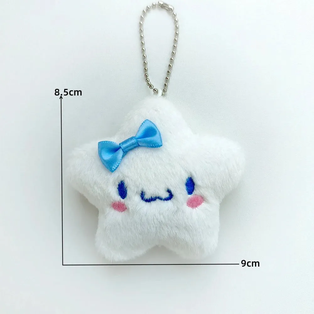 Sanrio Star Charm Keyring with Cute Characters