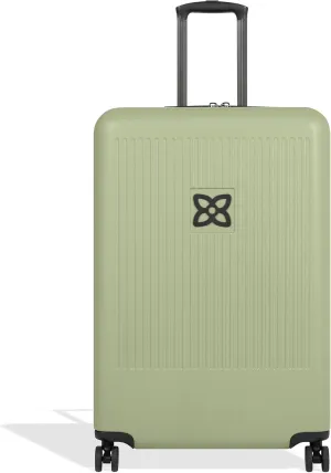 Sherpani Meridian, 29 Inch Travel Hardside Luggage, Durable Hardshell Luggage, Expandable Suitcase with 4 Double Spinner Wheels, Checked Luggage for Women (Sage)