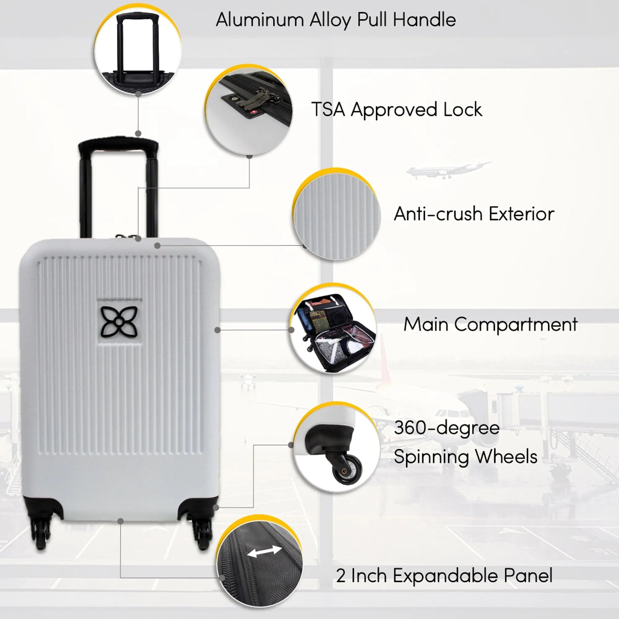 Sherpani Meridian Carry-On Luggage 17-MERID