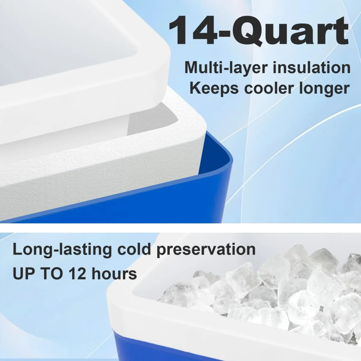 Shoulder Ice Machine Rotator Cuff Cold Therapy, Ice Machine for Shoulder After Surgery Post-Surgery Care, Timer, Compression Pad 14-Quart