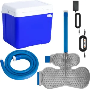 Shoulder Ice Machine Rotator Cuff Cold Therapy, Ice Machine for Shoulder After Surgery Post-Surgery Care, Timer, Compression Pad 14-Quart