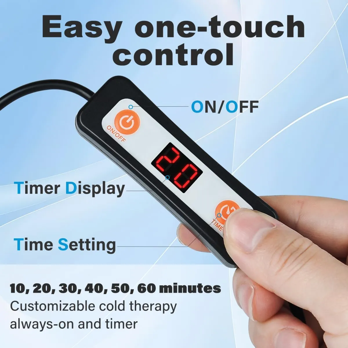 Shoulder Ice Machine Rotator Cuff Cold Therapy, Ice Machine for Shoulder After Surgery Post-Surgery Care, Timer, Compression Pad 14-Quart