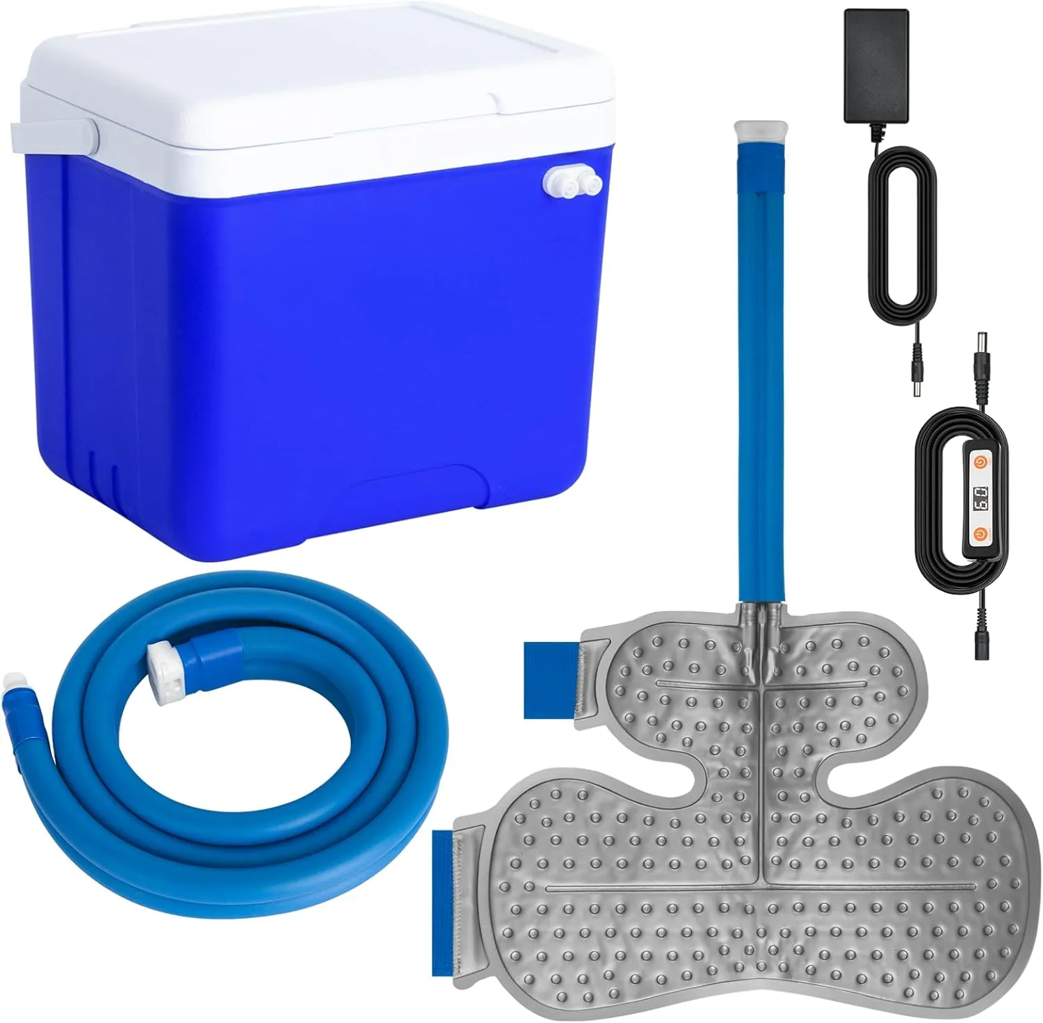 Shoulder Ice Machine Rotator Cuff Cold Therapy, Ice Machine for Shoulder After Surgery Post-Surgery Care, Timer, Compression Pad 14-Quart