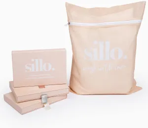 Sillo Care 2-Pack Delicate Laundry Bags 16x20”- Durable Zipper for Lingerie, Bras, Silk, Socks - Protects Delicates, Machine Washable, Travel-Friendly