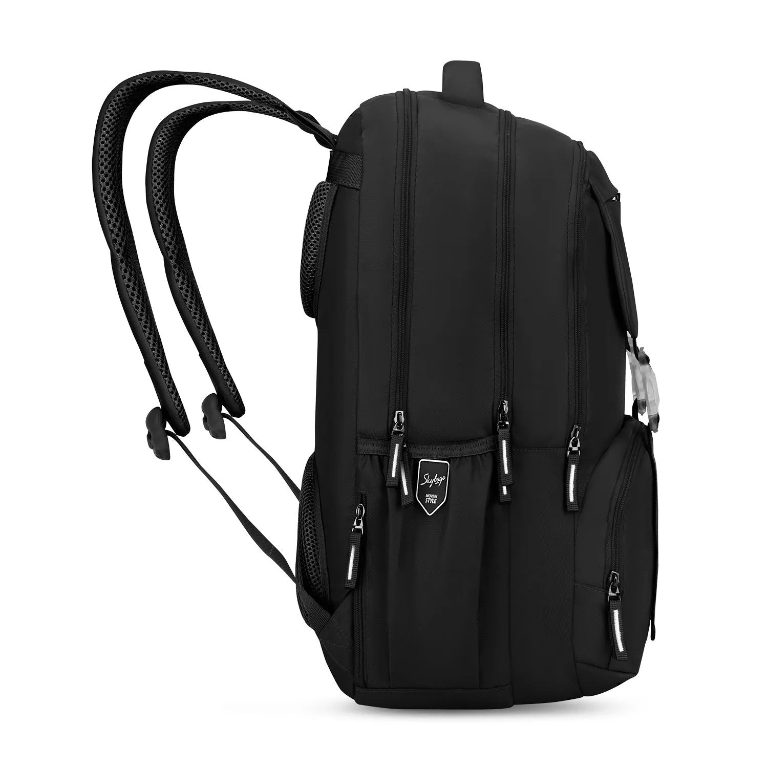 SKYBAGS SONIC PRO School Backpack for Boys & Girls, 42L, 3 Compartments Insulated Tiffin Compartment, Laptop Bag, Organizer   File Sleeve, Stylish & Trendy, Water Resistant, Lightweight Bags School