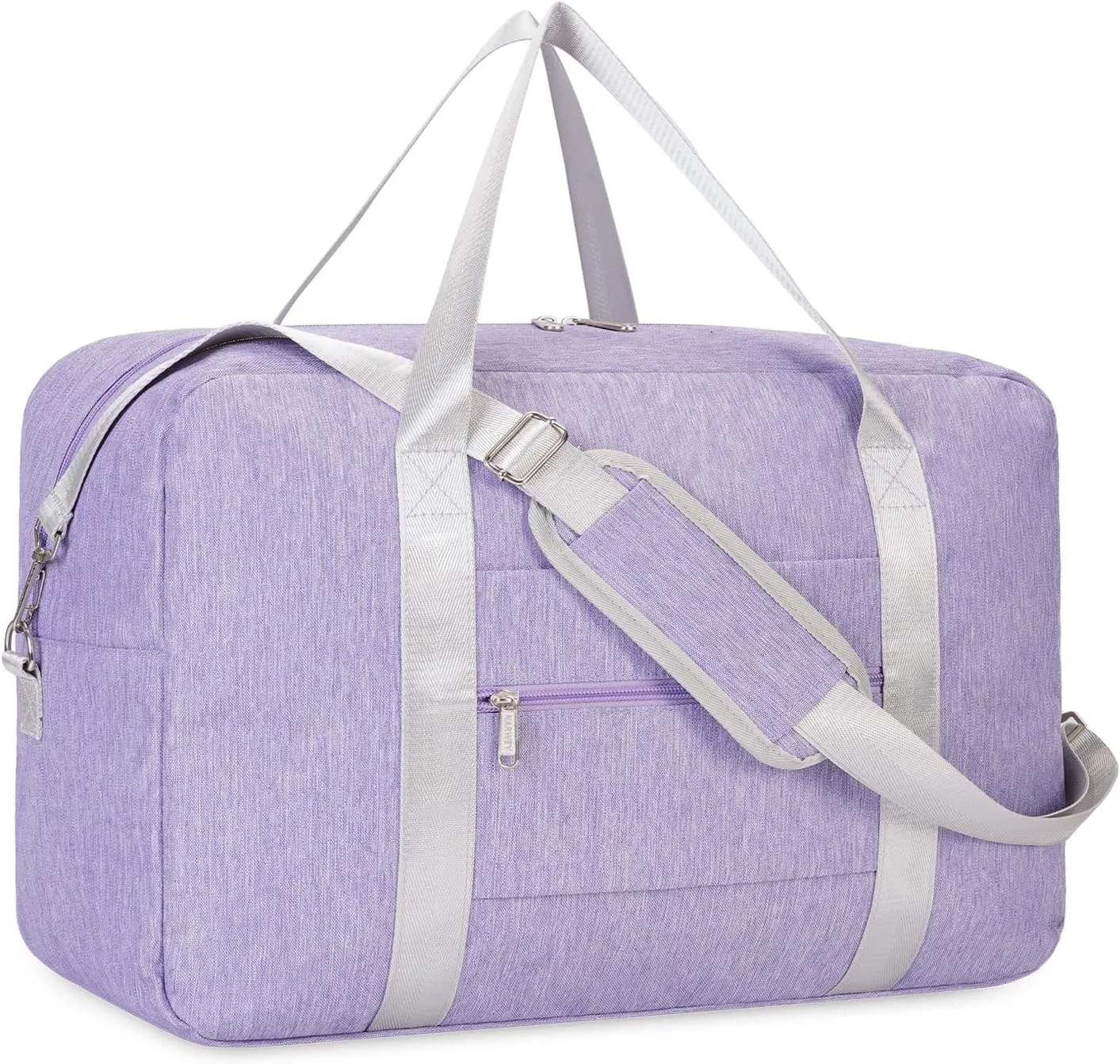 Small Carry On Bag For Spirit Airlines Personal Item Bag 18x14x8 Foldable Travel Duffel Bag Underseat Carry on Luggage for Women and Men 25L (Purple)