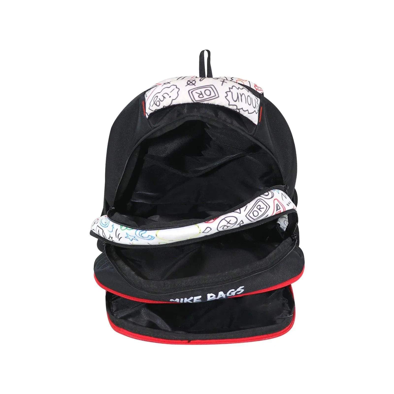SMILY KIDDOS CHHOTA BHEEM JUNIOR BACKPACK 4 RED & BLACK 17 INCHES