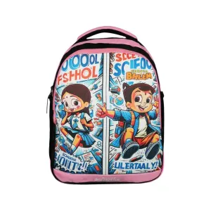 SMILY KIDDOS CHHOTA BHEEM PRESCHOOL BACKPACK 1 L PINK 13 INCHES
