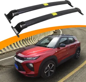 Snailfly 220 LBS Roof Rack Cross Bars Fit for Chevy Chevrolet Trailblazer 2021-2025 Black Crossbars