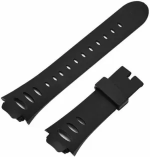 Soft Rubber Black Watch Band Strap Buckle Wristband With Installation Tool For SUUNTO For OBSERVER SR Replacement Accessory B