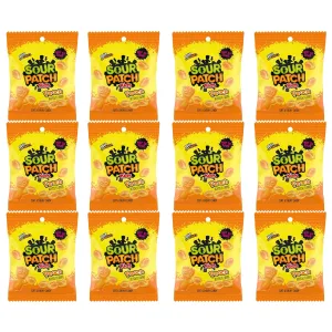 SourPatch Kids Peach, 3.56 Ounce Bags (Pack of 12)