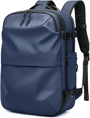 Spacevacpro Backpack, 60l Spacevac Pro Backpack with Vacuum, Multifunctional Waterproof Expandable Anti-Theft Pack (Blue-2.0, Without Air Pump)