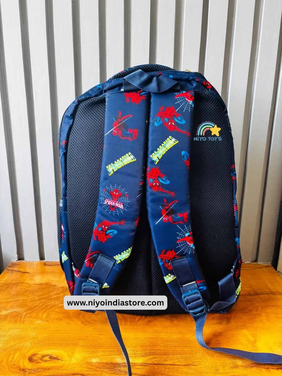Spacious Spider-Man Backpack for Kids by NIYO TOYS