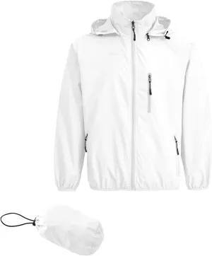 Spmor Men's Lightweight Waterproof Jacket Packable Windbreaker Running Coat