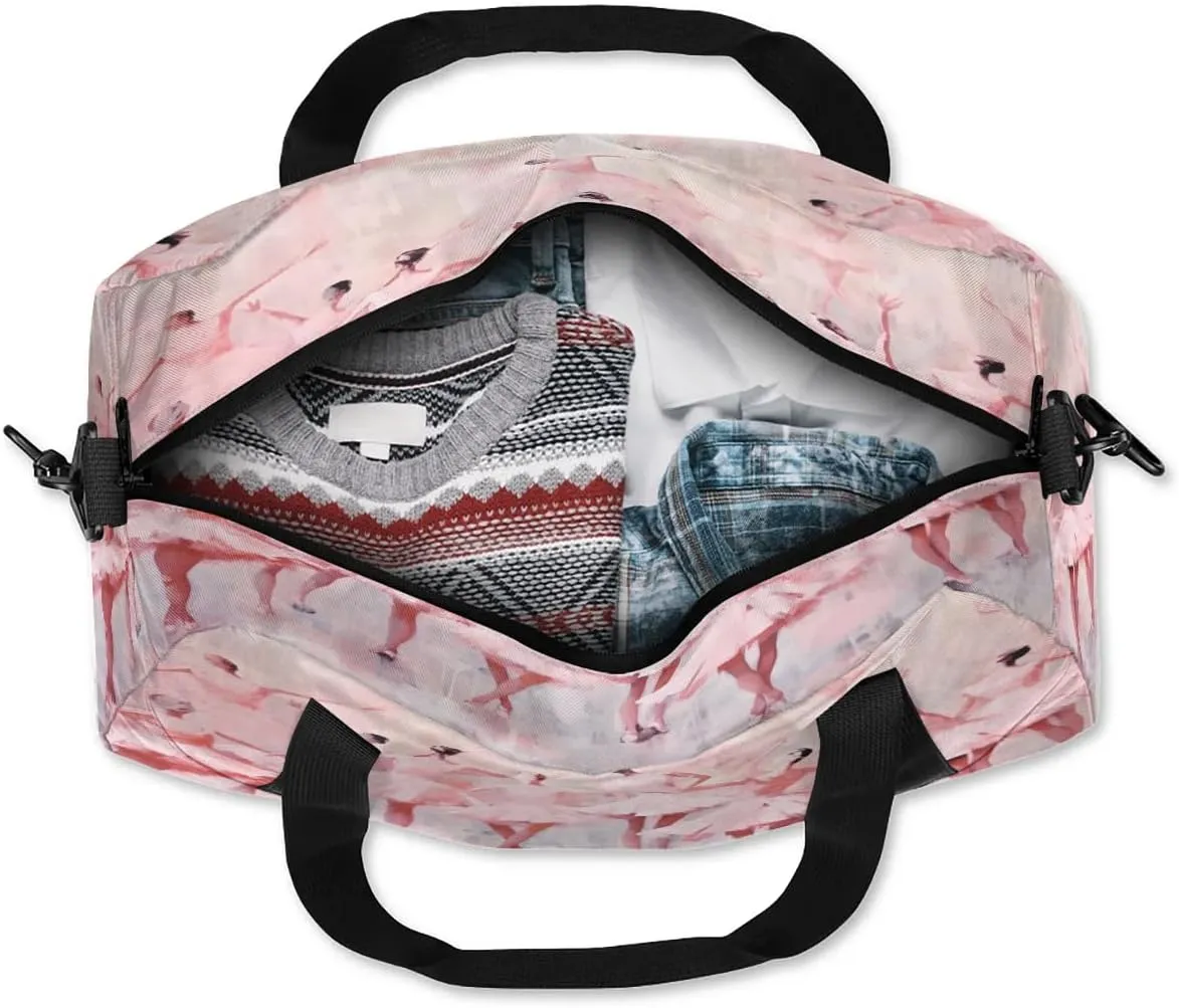 Sport Duffel Bag Ballet Kids Gym Bag Weekender Overnight Bags for Boys Girls Teens Carry On Workout Travel Bag