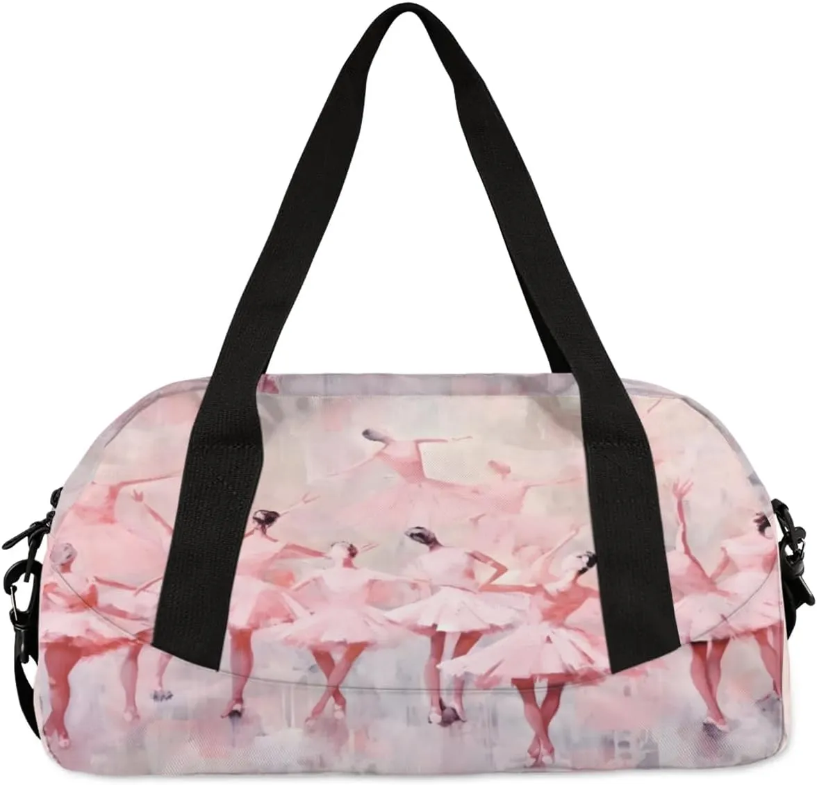 Sport Duffel Bag Ballet Kids Gym Bag Weekender Overnight Bags for Boys Girls Teens Carry On Workout Travel Bag