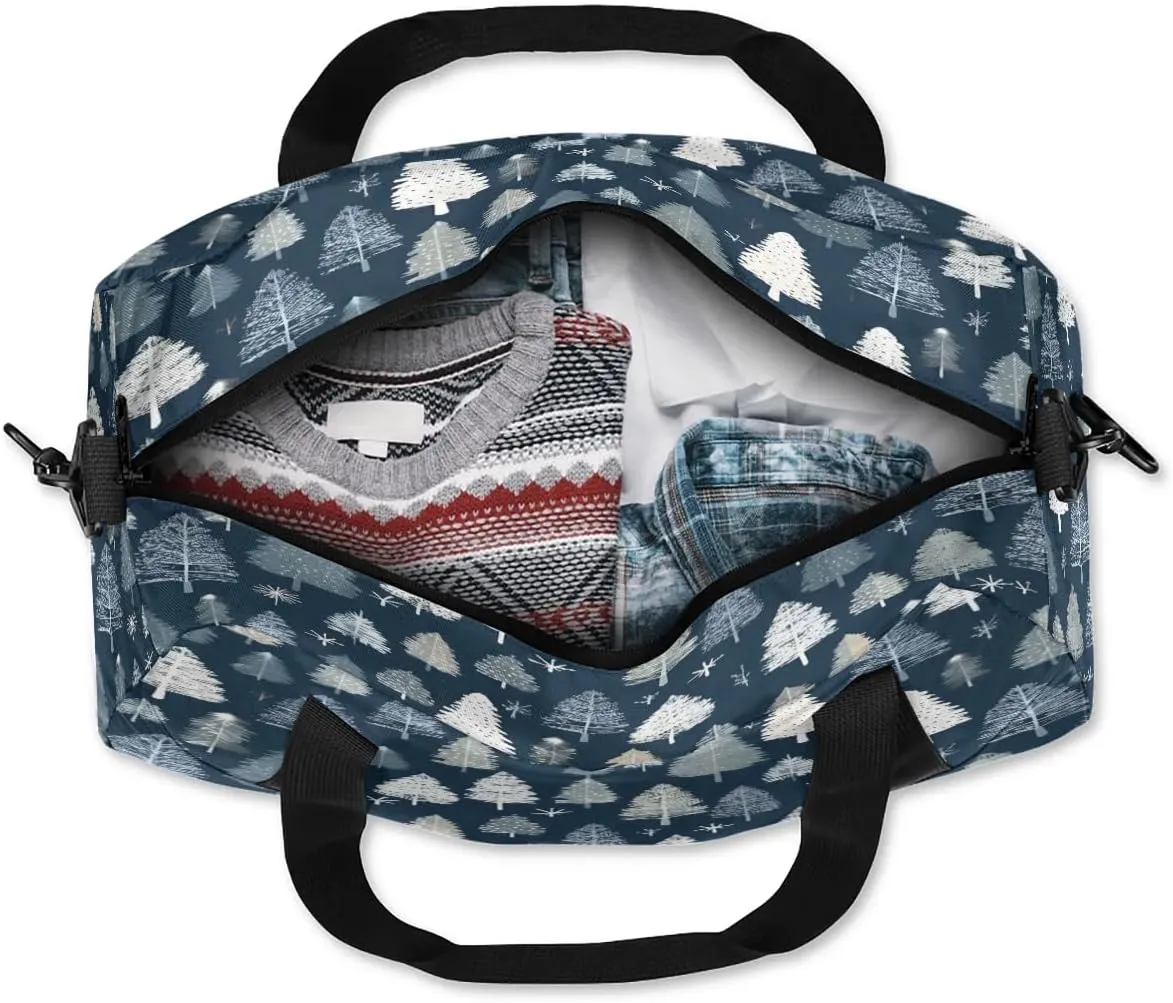 Sport Duffel Bag Cute Tree Kids Gym Bag Weekender Overnight Bags for Boys Girls Teens Carry On Workout Travel Bag