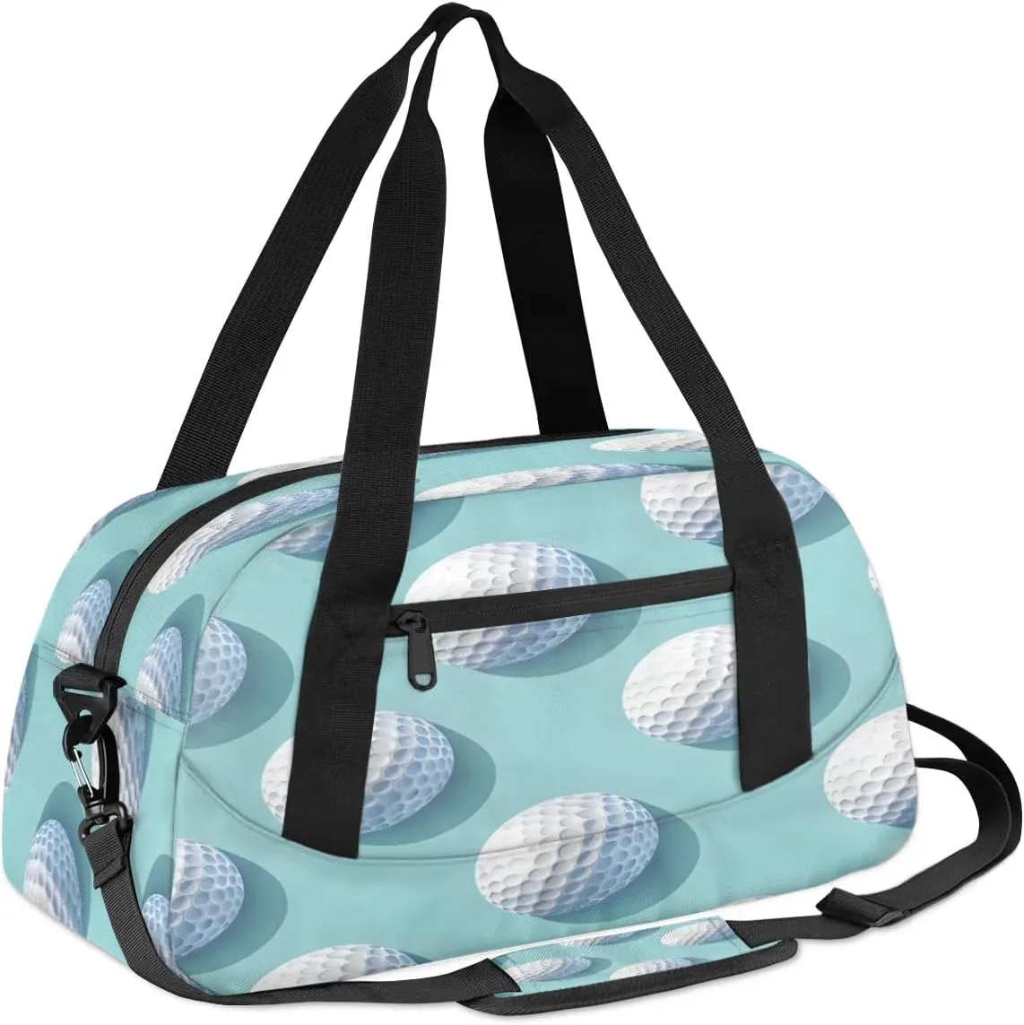 Sport Duffel Bag Golf Balls Kids Gym Bag Weekender Overnight Bags for Boys Girls Teens Carry On Workout Travel Bag