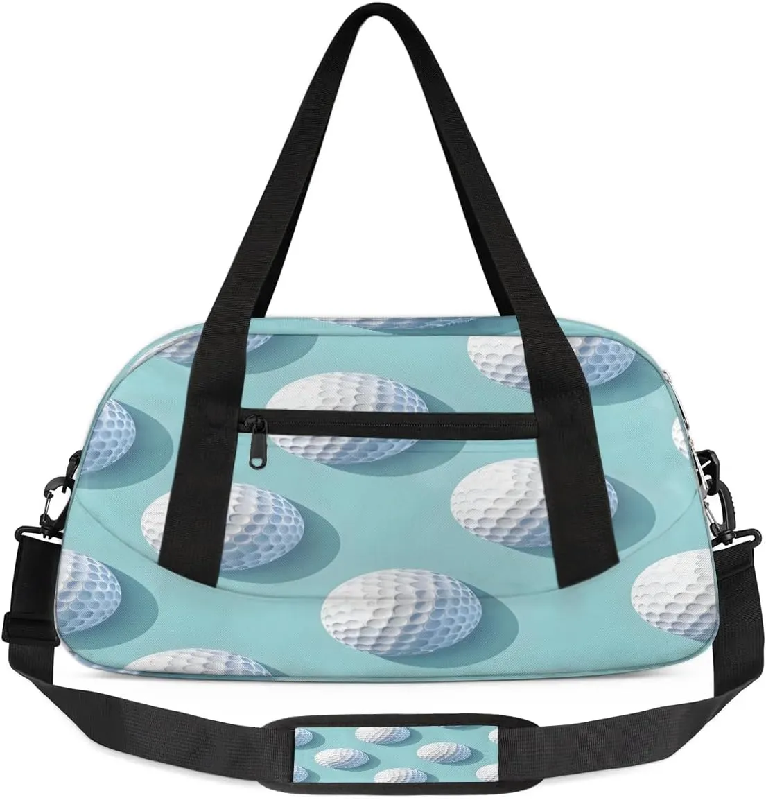 Sport Duffel Bag Golf Balls Kids Gym Bag Weekender Overnight Bags for Boys Girls Teens Carry On Workout Travel Bag
