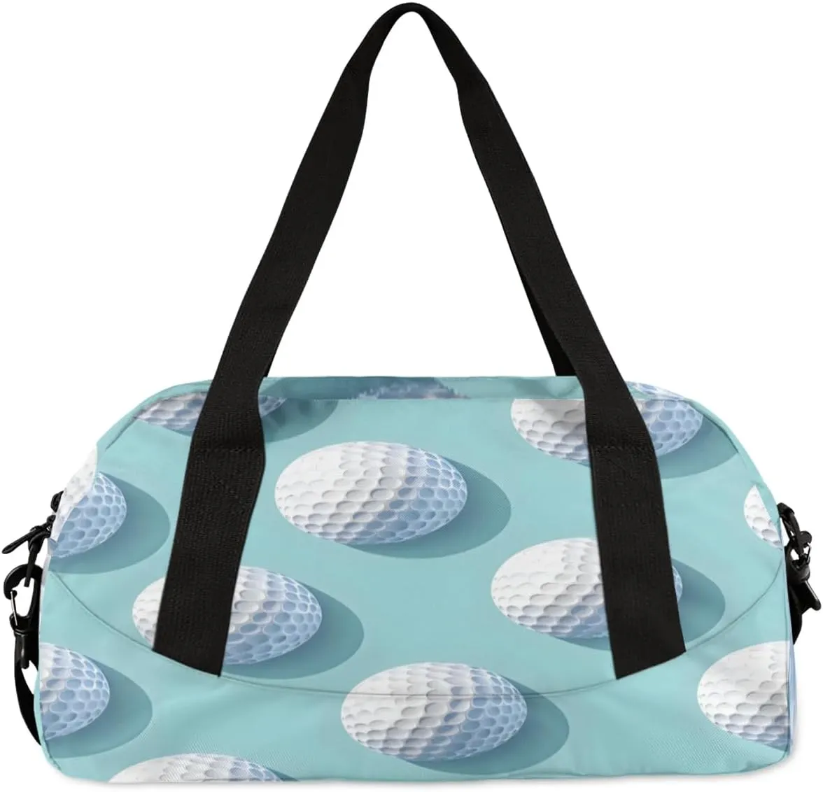Sport Duffel Bag Golf Balls Kids Gym Bag Weekender Overnight Bags for Boys Girls Teens Carry On Workout Travel Bag