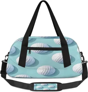 Sport Duffel Bag Golf Balls Kids Gym Bag Weekender Overnight Bags for Boys Girls Teens Carry On Workout Travel Bag