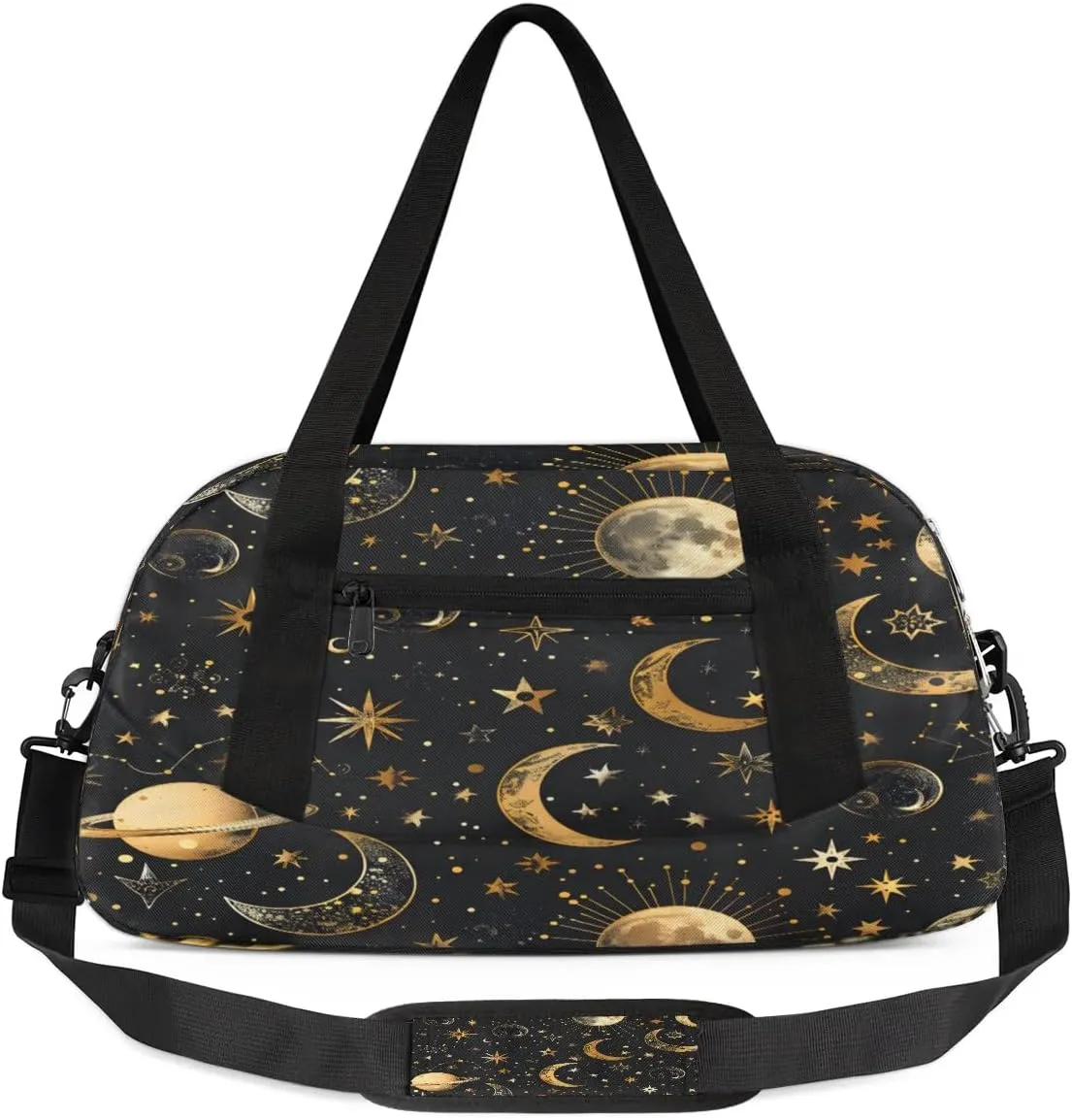 Sport Duffel Bag Sun Star Moon Kids Gym Bag Weekender Overnight Bags for Boys Girls Teens Carry On Workout Travel Bag