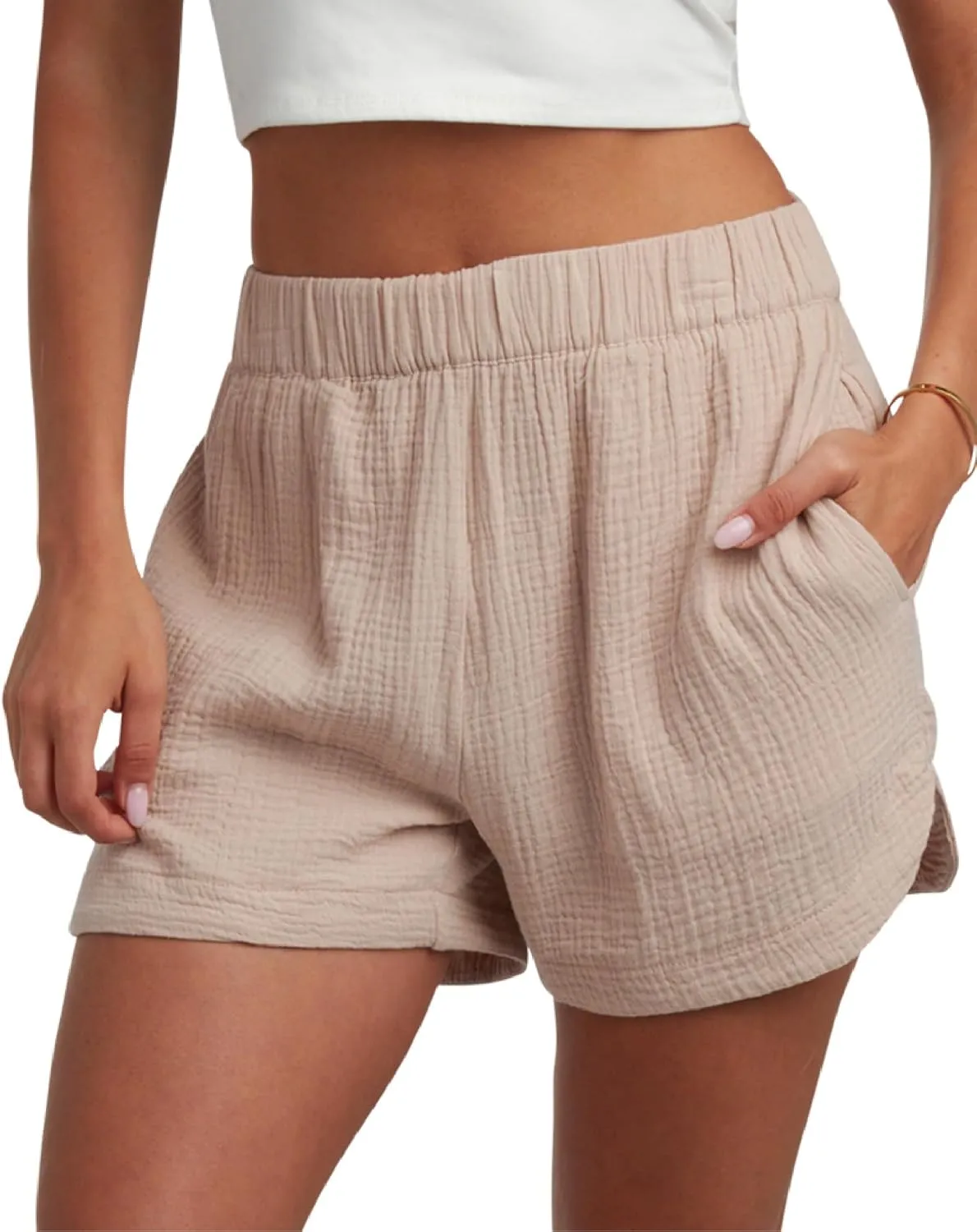 Spyder Womens Athletic Shorts - Lightweight Woven Pull On Workout Shorts for Women with Pockets for Gym and Casual Daily Wear