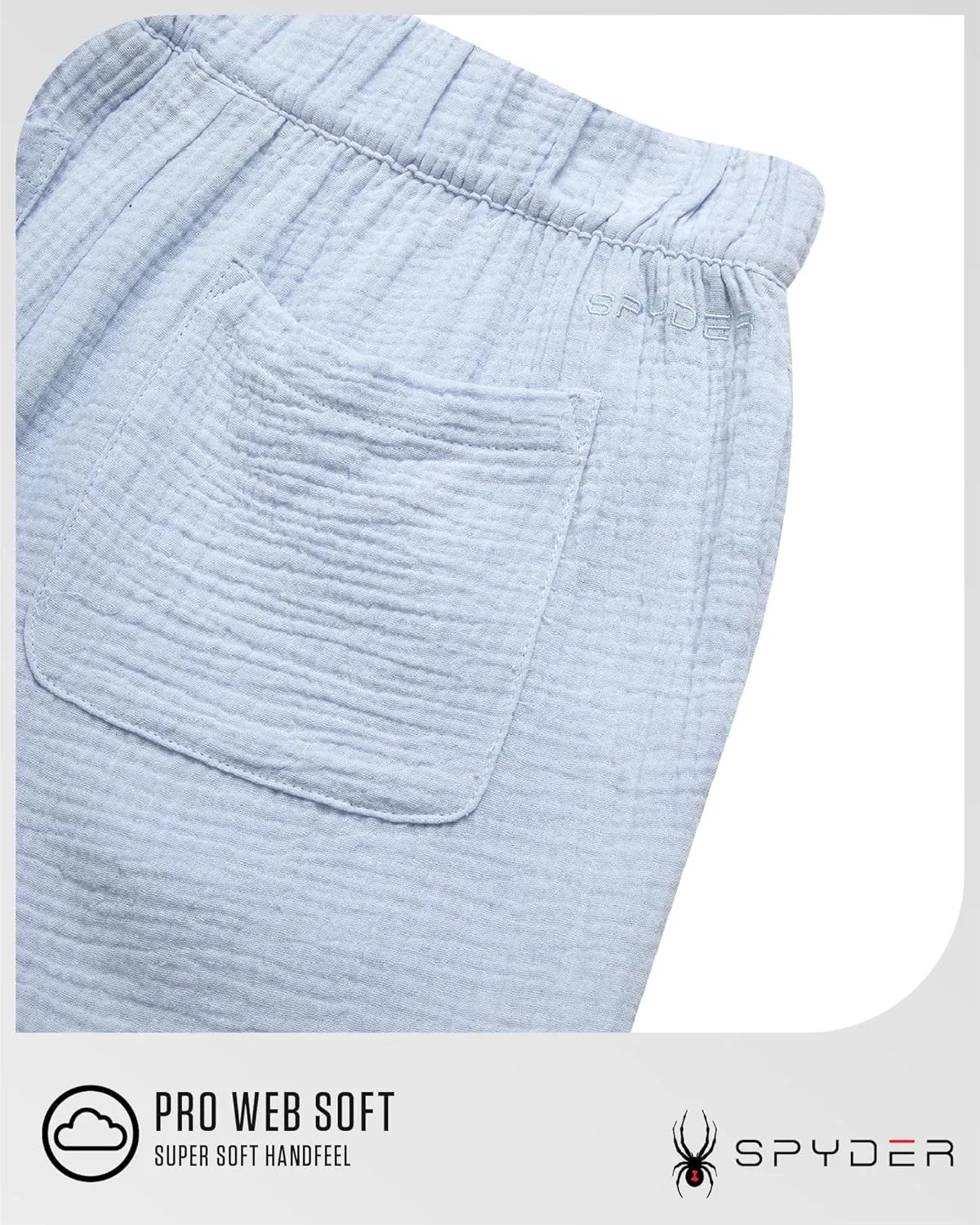 Spyder Womens Athletic Shorts - Lightweight Woven Pull On Workout Shorts for Women with Pockets for Gym and Casual Daily Wear