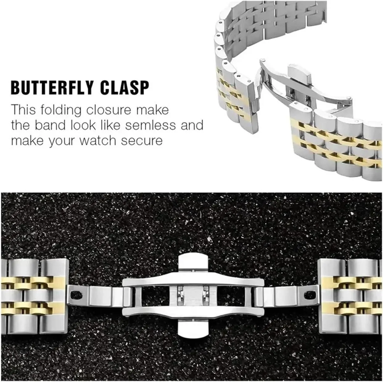 Stainless Steel Strap, For Samsung Galaxy Watch 7 Ultra 47mm Watchband Bracelet Replacement band Correa for Watch 7 Ultra Metal Strap