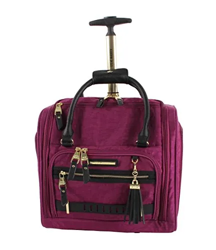 Steve Madden Designer 15 Inch Carry on Suitcase- Small Weekender