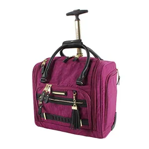 Steve Madden Designer 15 Inch Carry on Suitcase- Small Weekender