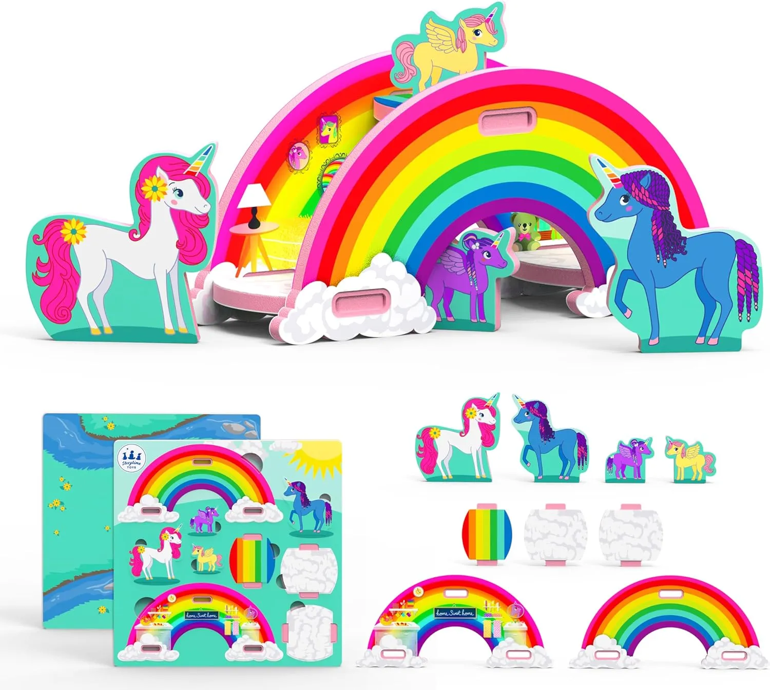 STORYTIME TOYS Unicorn Rainbow Play Puzzle