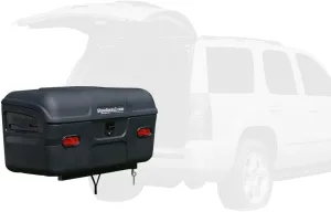 StowAway Max Hitch Cargo Box with Swingaway Frame | Black