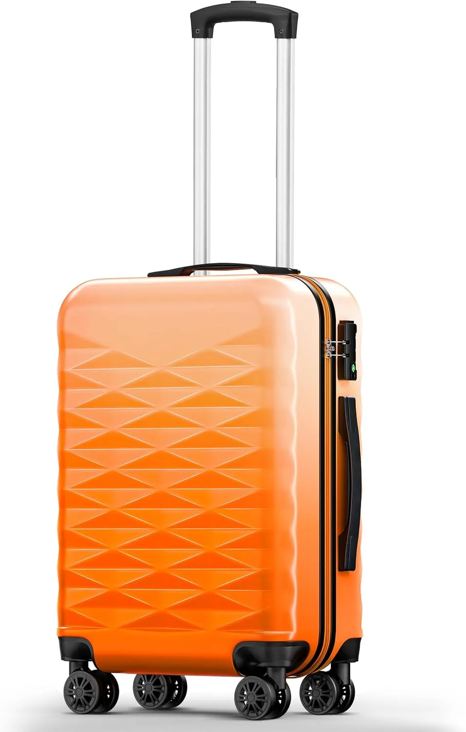 Suitour Carry on Suitcase Airline Approved, Hardside Lightweight Rolling Luggage for Women (20" Carry-on)