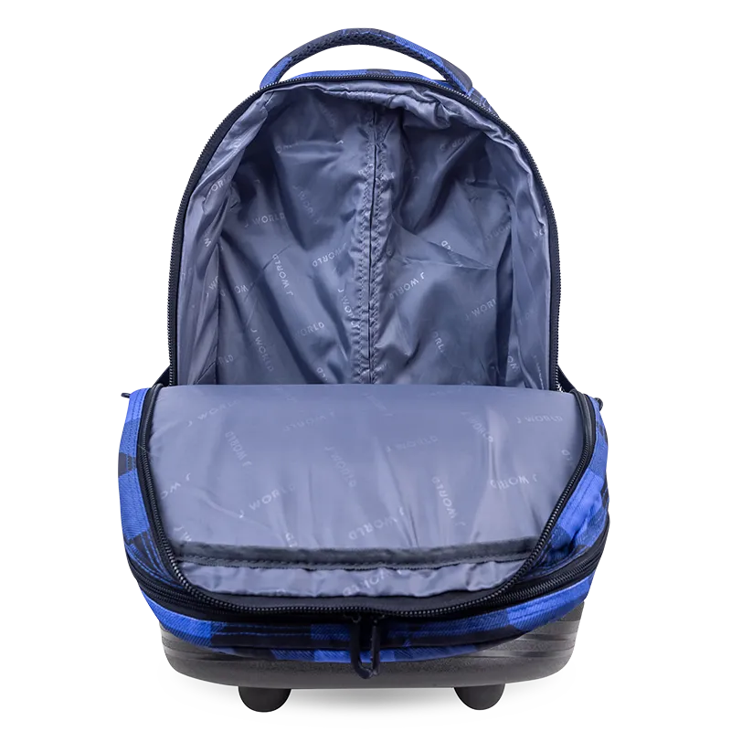 Sundance Laptop Rolling Backpack (20 Inch) in Block Navy