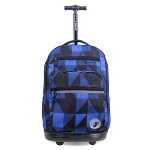 Sundance Laptop Rolling Backpack (20 Inch) in Block Navy