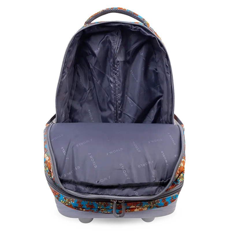 Sundance Laptop Rolling Backpack (20 Inch) in Retro Bloom