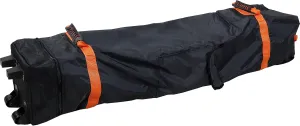 Sunnydaze Premium Pop-Up Canopy Rolling Carrying Bag - 7.25" W x 45.5" L x 7.25" H - 420D Polyester - Black