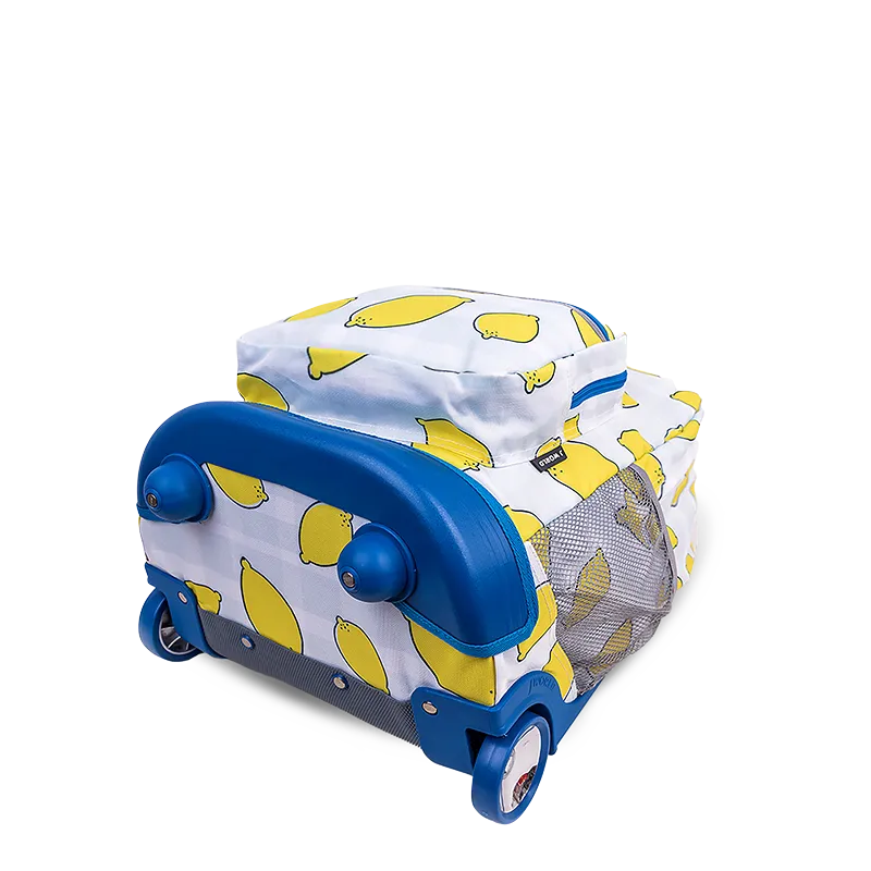 Sunrise Rolling Backpack (18 Inch) in Lemona - Final Sale