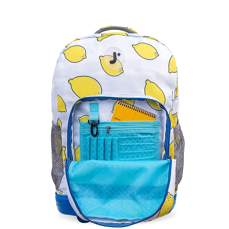 Sunrise Rolling Backpack (18 Inch) in Lemona - Final Sale