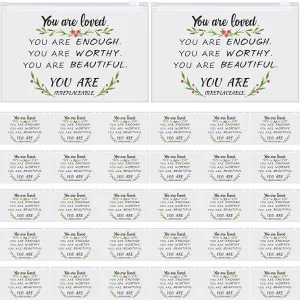 Sweetude 150 Pcs Cna Week Gifts Bulk 2025 Makeup Bags Bulk for Women EVA Christian Cosmetic Bag Thank You Gifts Teacher Nurse Appreciation Rainbow Inspirational Toiletry Pouch with Zipper(Fresh)