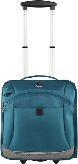 Swissdigital USA Basel 14" Wheeled Underseat Carry-On (Teal)